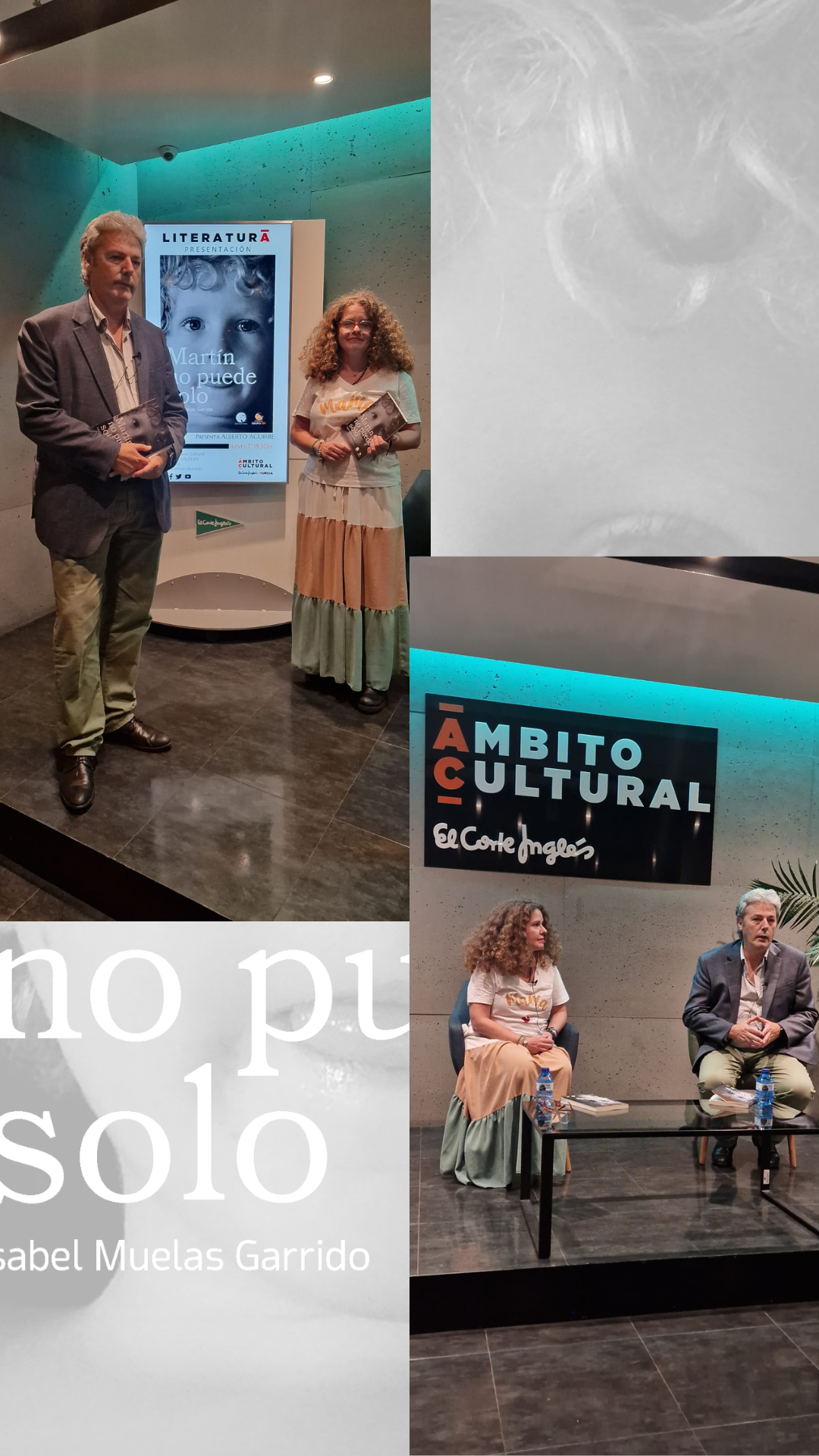 Isabel Muelas en la presentación de su libro en El Corte Inglés de Murcia