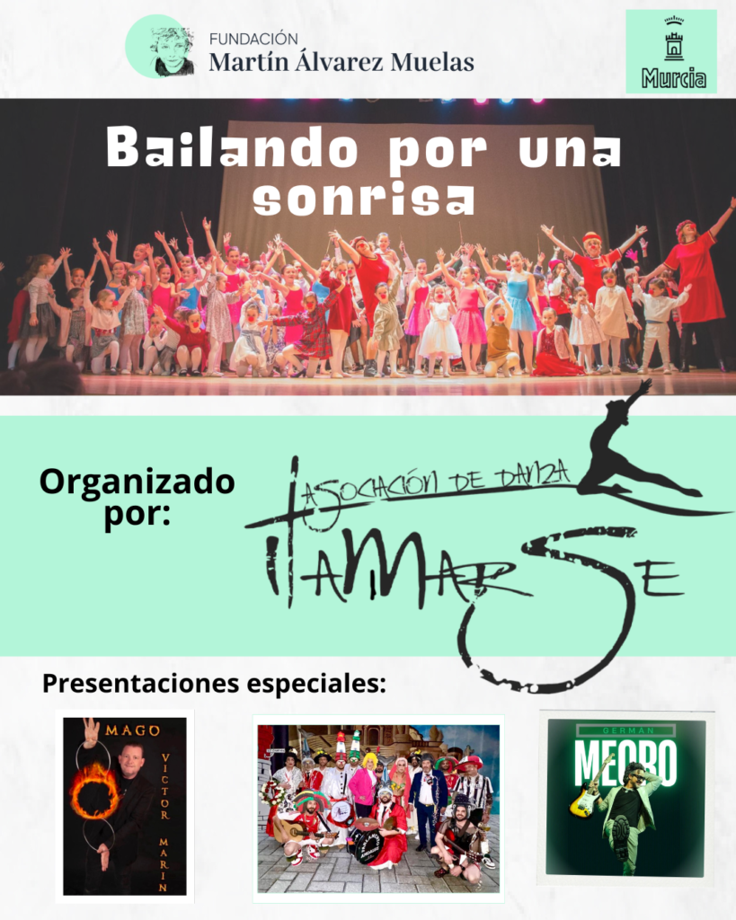 Imagen promocional de la gala benéfica Bailamos por una sonrisa organizada en el Teatro Romea en apoyo a la investigación del DIPG infantil.